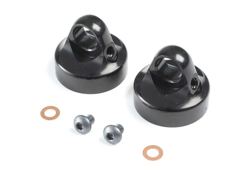 22 Domed Bleeder Alu Shock Caps - 2Pcs 1