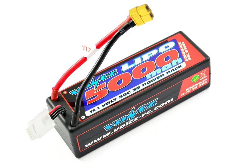 5000Mah Hard Case 11.1V 50C 3S Lipo Battery Stick Pack With Xt60 1