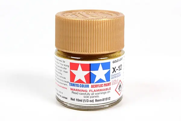Acrylic Mini X-12 Gold Leaf Paint 1