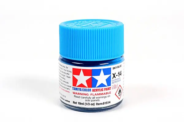 Acrylic Mini X-14 Sky Blue Paint 1