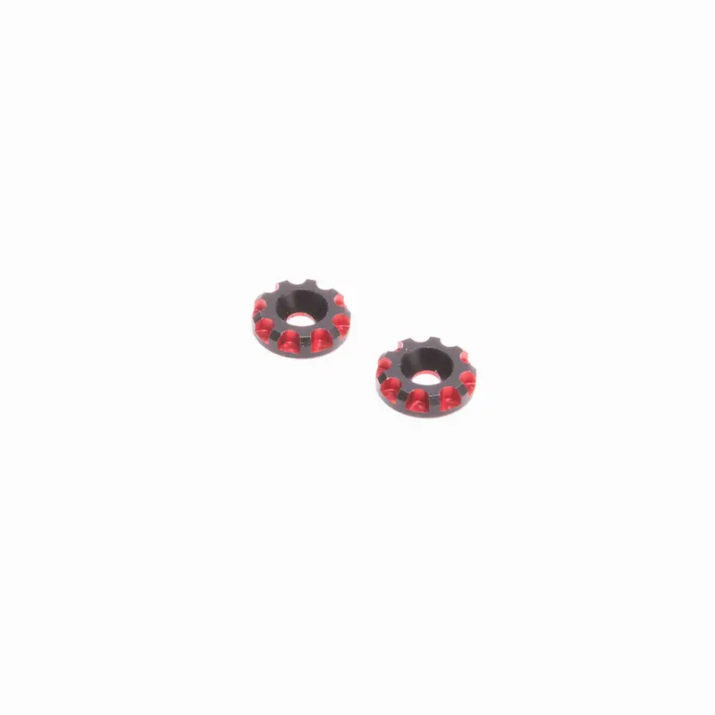 Alu Wing Washer 11.5Mm - Black/Red 1