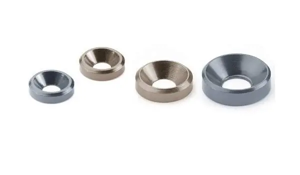 Ansmann 5Mm Countersunk Cup Washers Silver Alum.10Pcs - C203000132 1