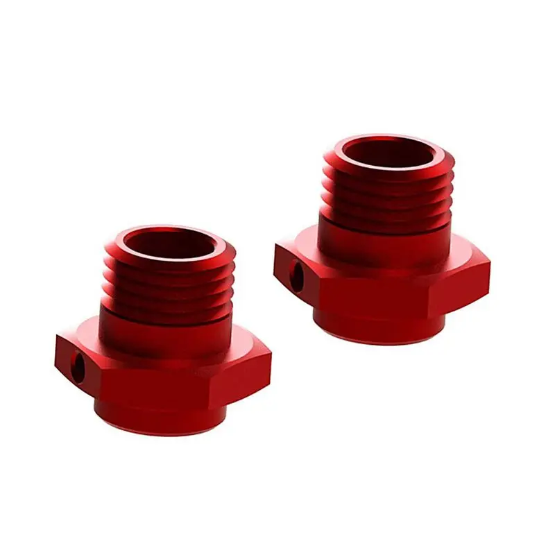 Arrma 17Mm Wheel Hex Red Aluminium 2Pcs Ar310484 - Arac9416 1