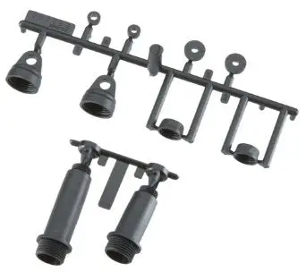 Arrma Fr & Rr Shock Plastic Parts Tree Suit Fury/ Vorteks/ Granite/ Mojave 1Pc/Ea - Ar330061 1