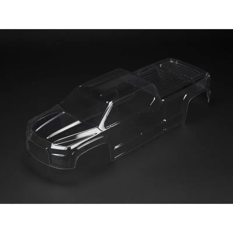 Big Rock Crew Cab 4X4 Clear Bodyshell With Decals * 1