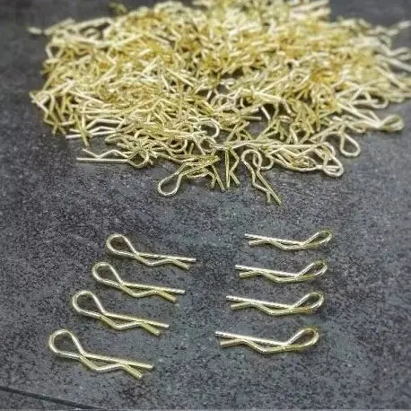 Bodyclips For 1/5Th, 1/7Th & 1/8Th 4 Left And 4 Right (8Pcs) - Gold 1