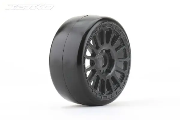 Buster Supersoft 1/8Th Gt Pre-Glued On Black Claw Rims (2) 1