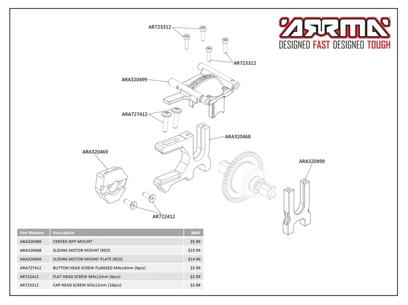 Centre Diff Mount * 2