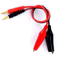 Charge Lead 4Mm - Crocodile Clips 1