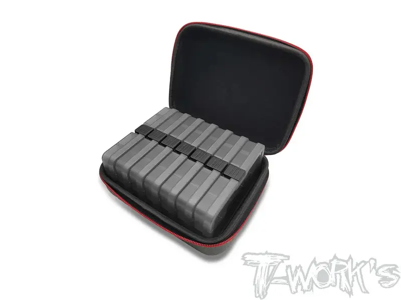 Compact Hard Case With 7Pcs Of 10 Case Hardware Storage Boxes 1