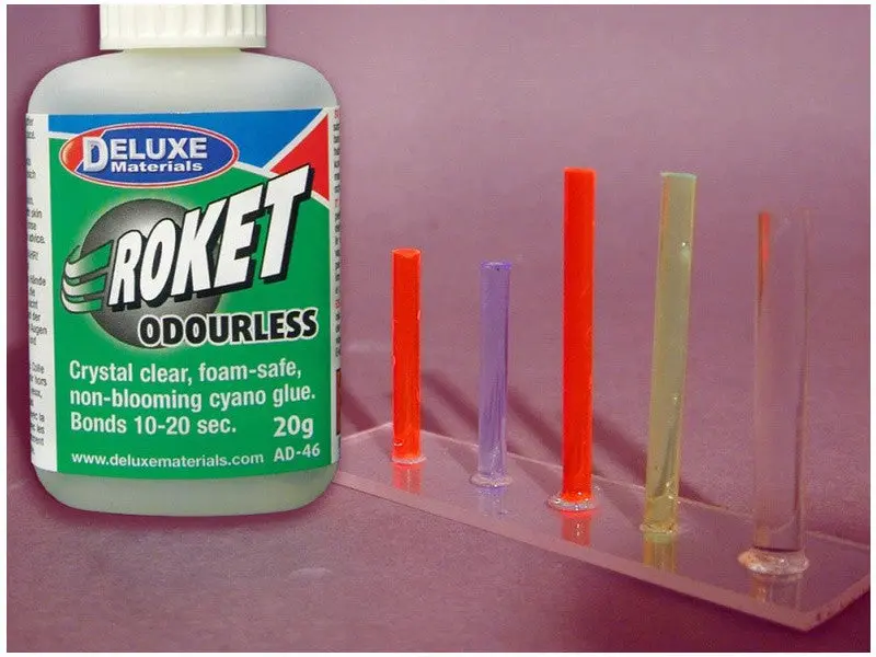 Deluxe Rocket Odourless Thick Foam Safe No-Bloom Ca Glue 20G - Dm-Ad46 2