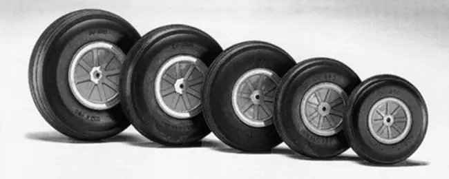 Dubro 140Mmd Treaded Lightweight Wheel 1Pc - Dbr550tl 1