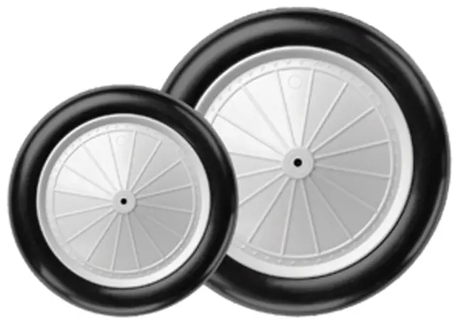 Dubro 1:8 Scale 3.5Ind Vintage Wheels 2Pcs - Dbr350v 1