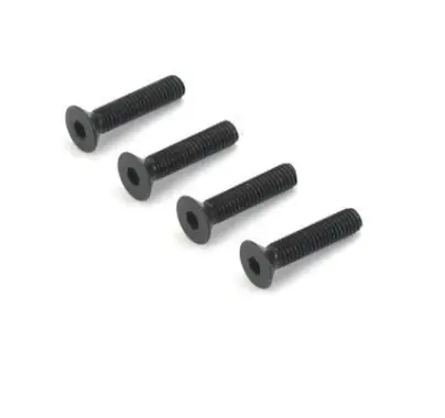 Dubro 3X8mm Flat Head Countersunk Socket Drive Screws 4Pcs - Dbr2286 1