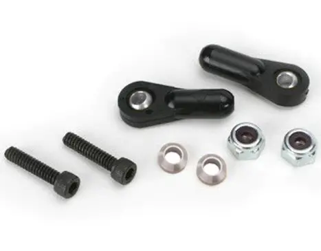 Dubro 4-40 Monster Ball Links W/ Hardware 2Pcs - Dbr2317 1