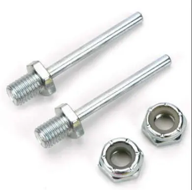 Dubro 6.35Mmdx85.73Mml Spring Steel Axles W/ Nuts 2Pcs - Dbr250 1