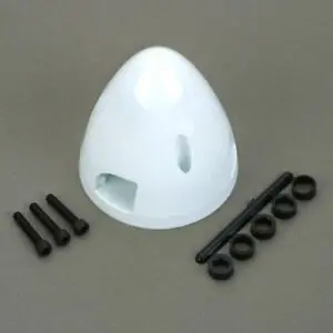 Dubro 63.5Mm 3-Blade Spinner White - Dbr545 1