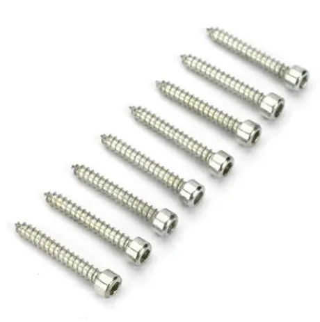 Dubro No.6X3/4In Socket Head Sheet Metal Screws 8Pcs - Dbr386 1