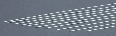 Evergreen .38X1.5X350mm Styrene Strip White 10Pcs - Eg113 1