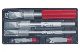 Excel Hobby Knife Set With 3 Knives And 13 Assorted Blades - Exl44082 1