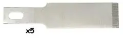 Excel Light Duty Small Chisel Blade 5Pcs - Exl20017 1
