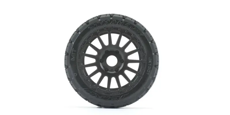 Extreme Tyre 1/8Th Buggy Tomahawk Belted On Black Rim - 1Pr 2