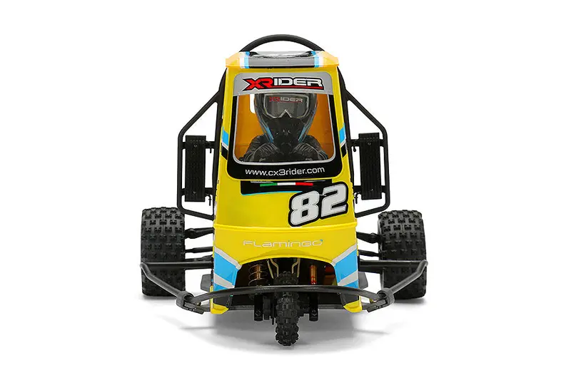 Flamingo 1/8Th Tricycle Ready To Run - Yellow * 1