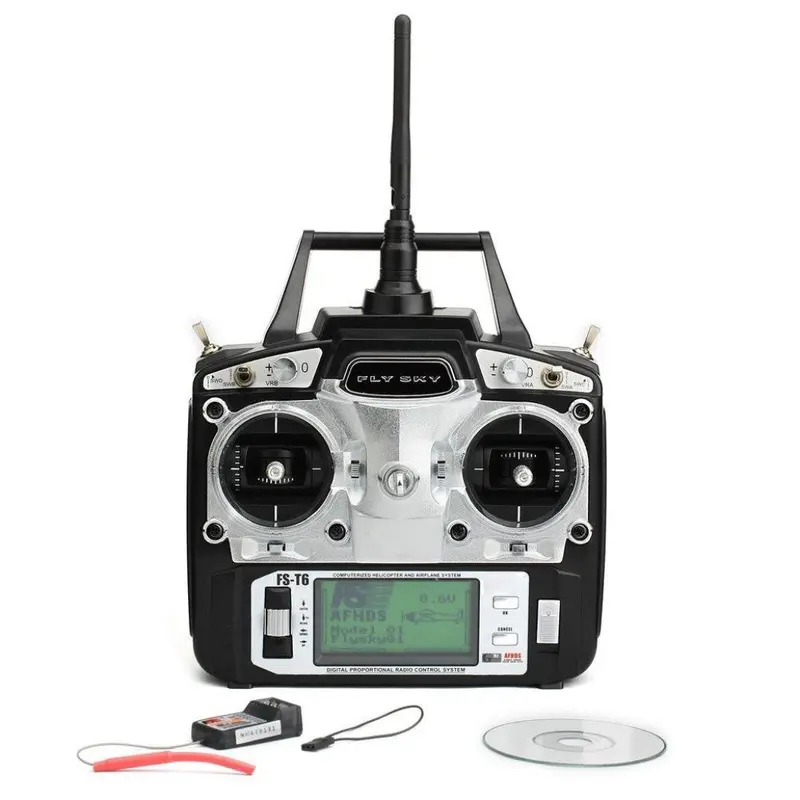 Flysky 6-Ch Digital Flight Radio With R6b Receiver - Fs-T6 1