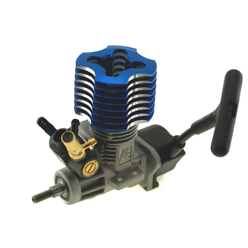 Force .15 Car Engine W/ Pullstart, Rotary Carb & Side Exhaust - Fe-1208 1