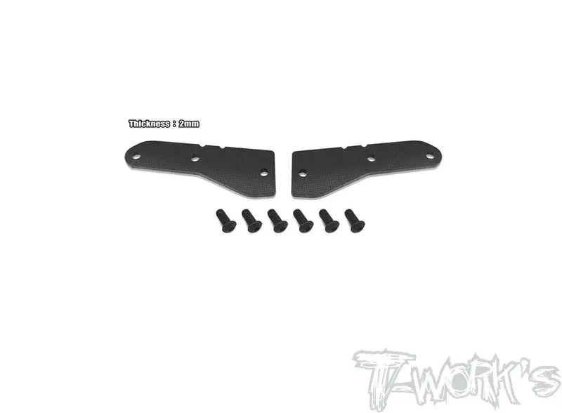 Frp Front Upper A-Arm Stiffeners 2Mm For Team Associated Rc8b4 1