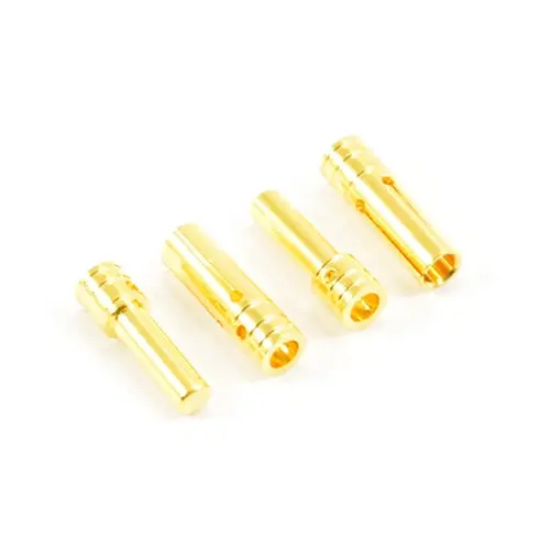 Gold Connectors 3.0Mm - 2 Pairs 1