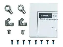 Gv Cage Frame Stopper Set Gold Aluminium Suit Cage - Sem1671go 1