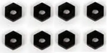 Hbx 12Mm Wheel Hexes 8Pcs - Hbx-12010 1
