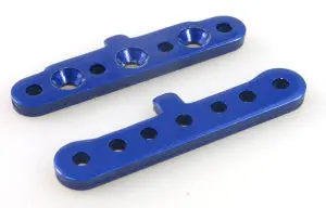 Hbx Front Lower Suspension Pin Mount Blue Aluminium 2Pcs - Hbx-6588-H003 1