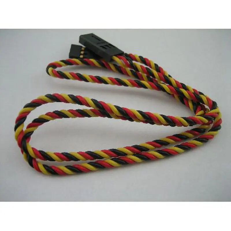 Hitec 24In Twisted Servo Extension Lead - Hrc54611 1
