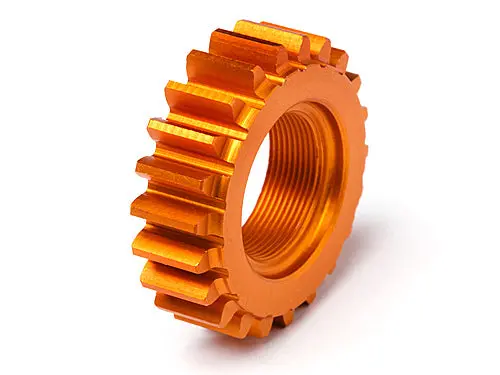 Hpi 22Tx12mm 1Mmp Threaded Pinion Orange Aluminium Suit Rs4 - Hpi-106631 1