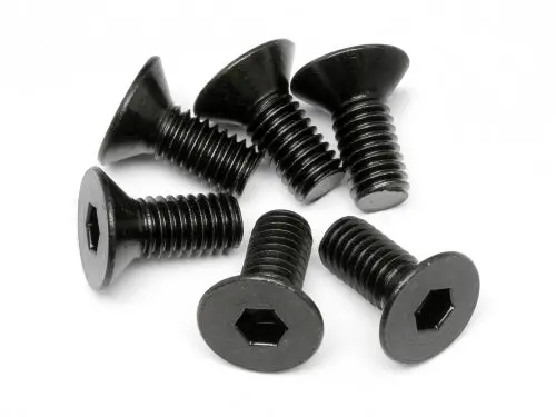 Hpi 6X14mm Hex Drive Countersunk Head Screws 6Pcs - Hpi-94879 1