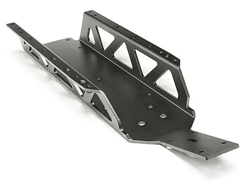 Hpi Main Chassis Gunmetal Aluminium Suit Baja - Hpi-87477 1
