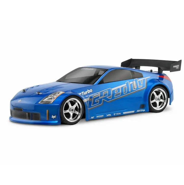 Hpi Nissan 350Z Greddy Twin Turbo Clear 200Mm Body Shell - Hpi-17518 2
