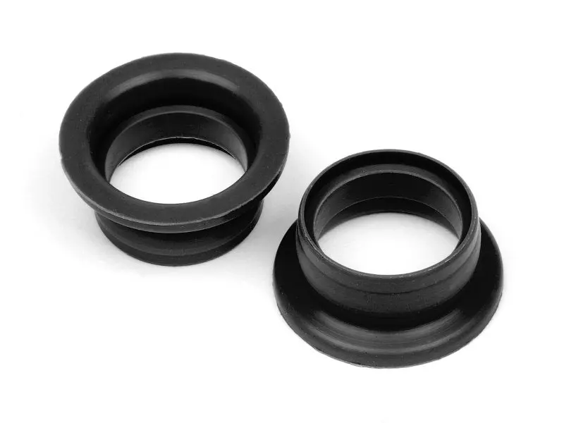 Hpi Shaped Silicone Exhaust Gasket 0.21-Size Black 2Pcs - Hpi-101002 1