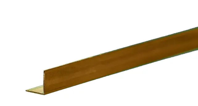 K+S 1/4In(6.35Mm)X300mm Brass Angle - Ks9882 1