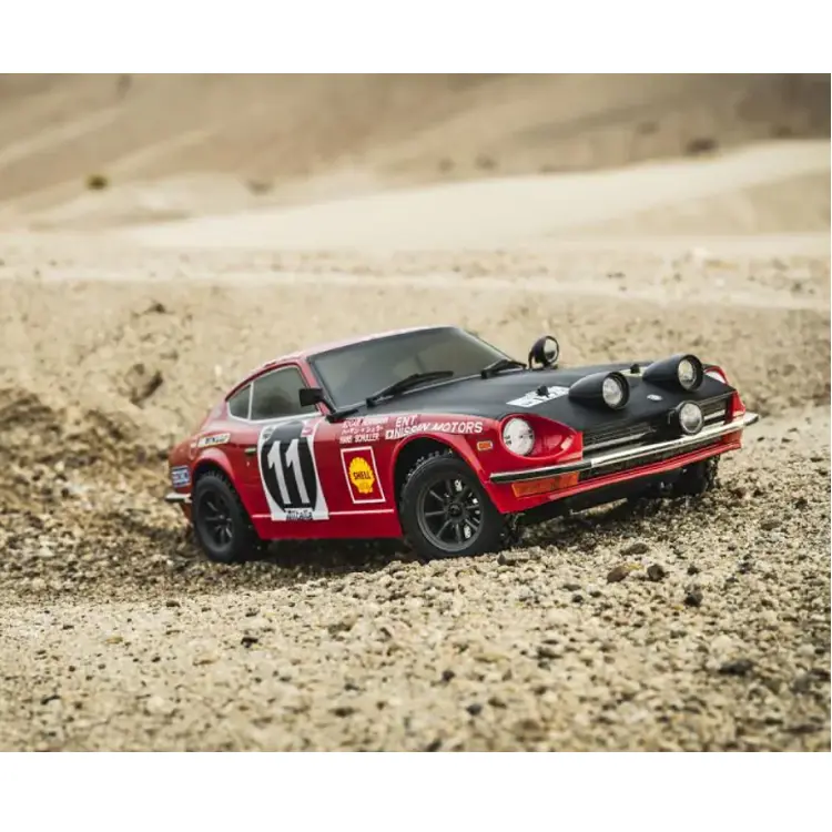 Kyosho 1971 Datsun 240Z Rally Version Red 1:10 Fazer 4Wd Mk2 W/ Syncro 2.4Ghz Radio & Brushed Motor Fz02 - Kyo-34482T1 2