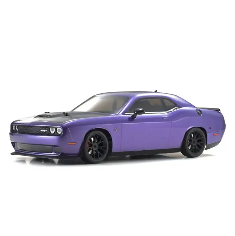 Kyosho 2015 Dodge Challenger Srt Hellcat Plum Crazy 1:10 Fazer 4Wd Mk2 W/ Syncro 2.4Ghz Radio & Brushed Motor Fz02l - Kyo-34415T1b 1