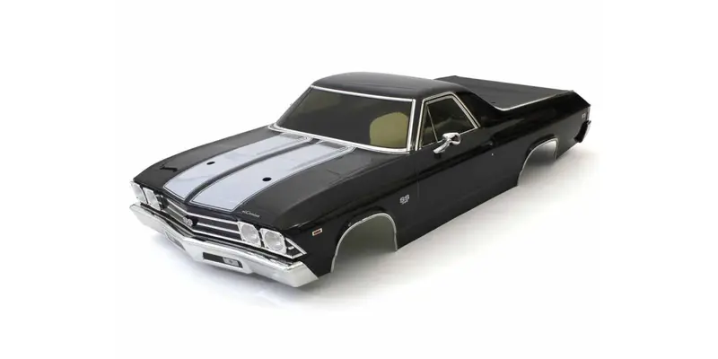 Kyosho Chevy El-Camino Painted + Detailed Body Shell Black - Kyo-Fab705bk 1