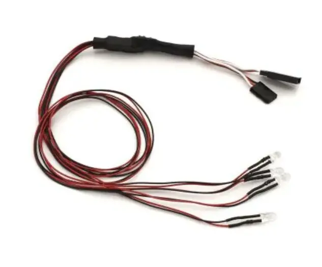 Kyosho Led Light Set F5 Bulbs 2X Halogen 2X Red 400Mm - Kyo-97054-4Hr 1