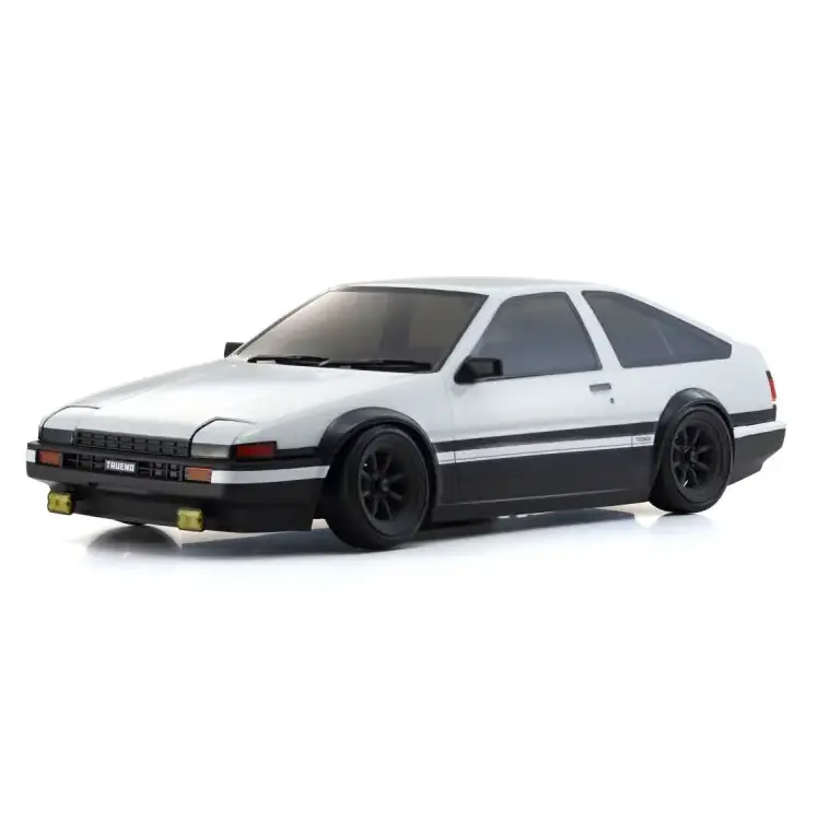 Kyosho Toyota Sprinter Trueno Ae86 2Wd Drift White 1:10 W/ 2.4Ghz Radio & Brushed Motor Fzd2 - Kyo-34501T1 2