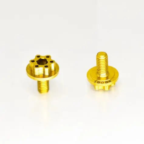 Limited Edition Clutch Retainer Allen Screw Titanium - 2Pcs 1