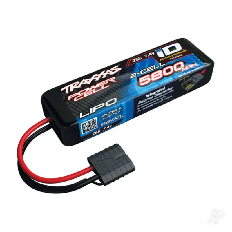 Lipo 5800Mah 7.4V 2S 25C Id Power Battery 1