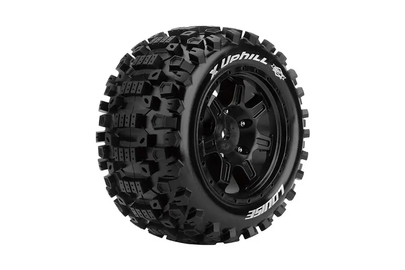 Louise X-Uphill Mft X-Maxx Sport Tyre On Black Wheel 2Pcs - Lt3297b 1