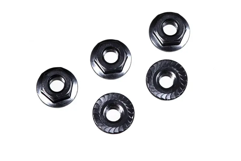 M4 Alu Flanged Nut 1
